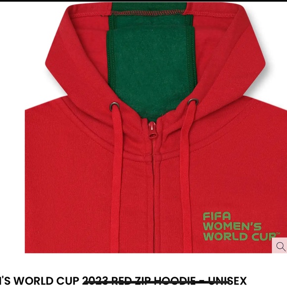 FIFA Soccer Women’s World Cup sweatshirt, NEW with tags Monaco, Hoodie XXL - Picture 4 of 12